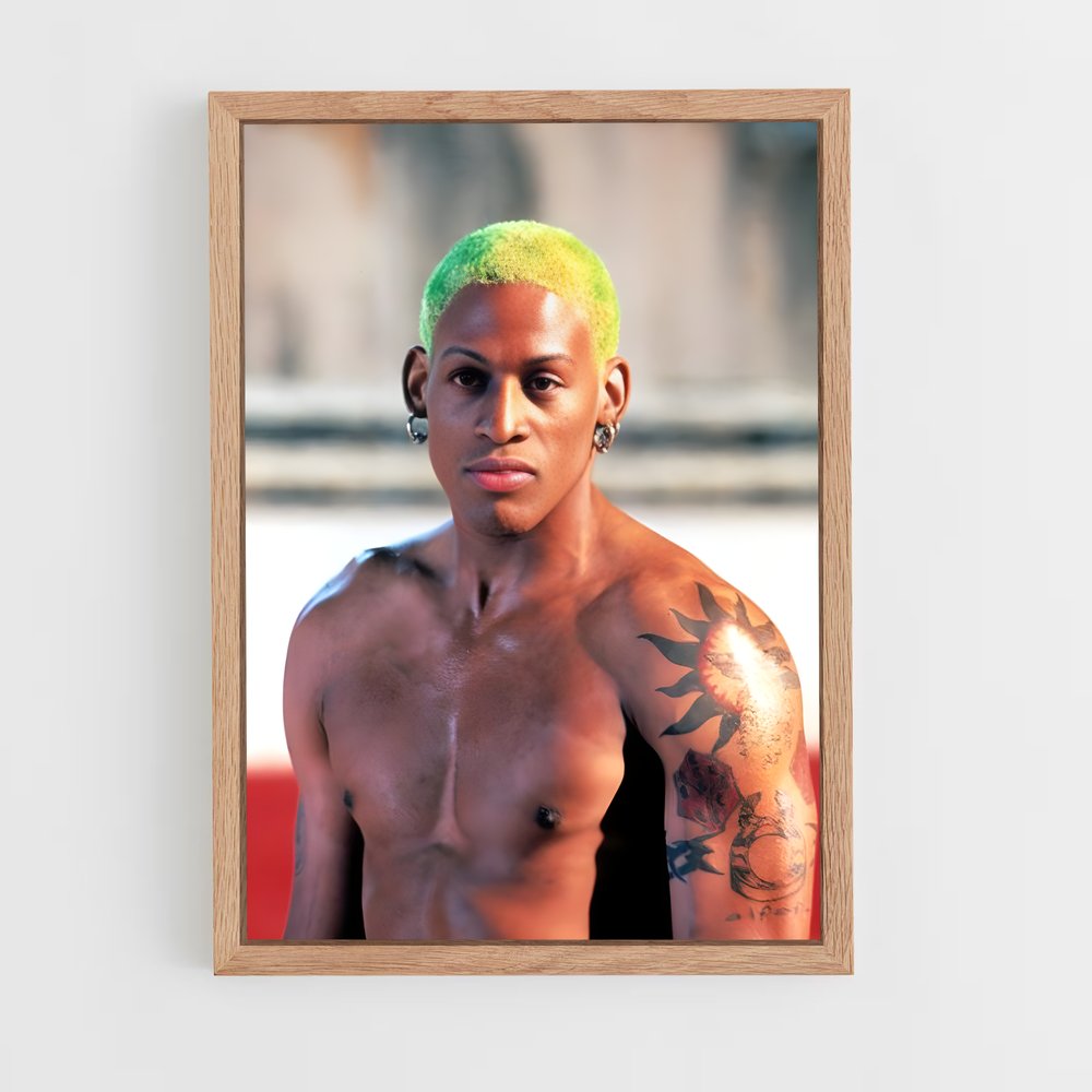Poster Le Rebelle Coloré – affiche Basketball (vue 4)